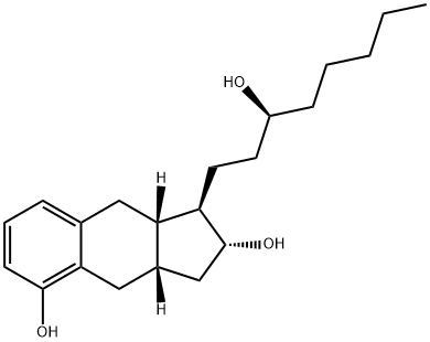 (1R,2R,3aS,9aS)-2,3,3a,4,9,9a-гексагідро-1-[(3S)-3-гідроксіоктил]-1H-бенз[f]інден-2,5-діол