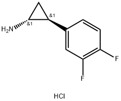 (1R,2S)-2-(3,4-дифторфеніл)циклопропанаміну гідрохлорид