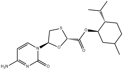 (1R,2S,5R)-Ментил-(2R,5S)-5-(4-аміно-2-оксо-2Н-піримідин-1-іл)-[1,3]оксатіолан-2-карбонова кислота