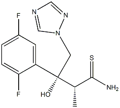 (2R,3R)-3-(2,5-дифторфеніл)-3-гідрокси-2-метил-4-(1H-1,2,4-тріазол-1-іл)тіобутирамід