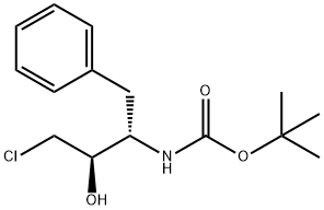 (2R,3S)-3-(трет-бутоксикарбоніламіно)-1-хлор-2-гідрокси-4-фенілбутан