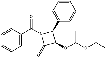 (3R,4S)-1-бензоїл-3-(1-етоксиетокси)-4-феніл-2-азетидинон