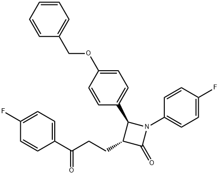 (3R,4S)-4-[4-(Бензилокси)феніл]-1-(4-фторфеніл)-3-[3-(4-фторфеніл)-3-оксопропіл]азетидин-2-он