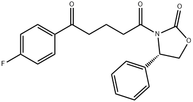 (4S)-3-[5-(4-фторфеніл)-1,5-діоксопеніл]-4-феніл-2-оксазолідинон
