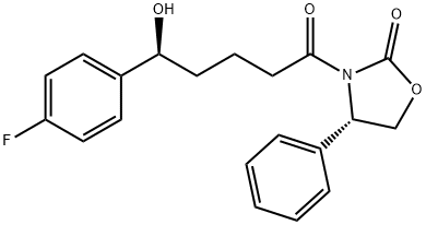 (4S)-3-[(5R)-5-(4-ФТОРФЕНІЛ)-5-ГІДРОКСИПЕНТАНОЇЛ]-4-ФЕНІЛ-1,3-ОКСАЗОЛІДИН-2-ОН