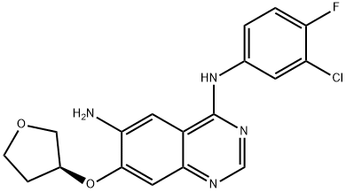 (S)-N4-(3-хлор-4-фторфеніл)-7-(тетрагідрофуран-3-ілокси)хіназолін-4,6-діамін
