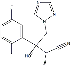 (αS,βR)-β-(2,5-дифторфеніл)-β-гідрокси-α-метил-1Н-1,2,4-тріазол-1-бутанітрил