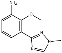 2-метокси-3-(1-метил-1Н-1,2,4-тріазол-3-іл)анілін