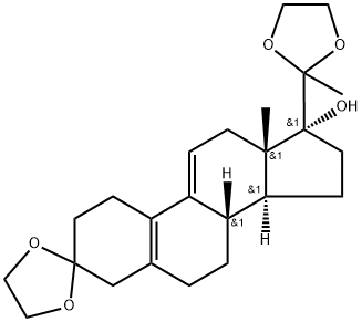 3,20-біс(етилендіокси)-19-норпрегна-5(10)9(11)дієн-17-ол