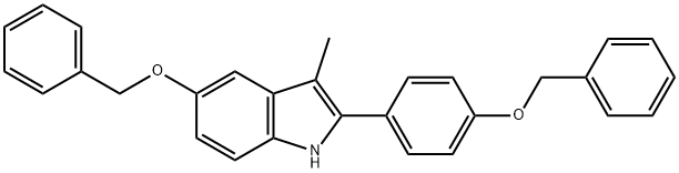 3-метил-5-(фенілметокси)-2-[4-(фенілметокси)феніл]-1Н-індол
