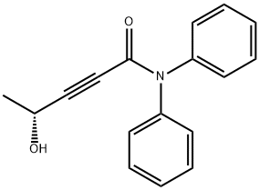 4-гідрокси-N,N-дифеніл-(4R)-2-пентинамід