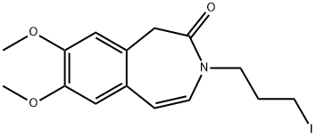 7,8-диметокси-3-(3-йодопропіл)-1,3-дигідро-2Н-3-бензазепін-2-он