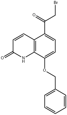 8-Бензилокси-5-(2-бромацетил)-2-гідроксихінолін