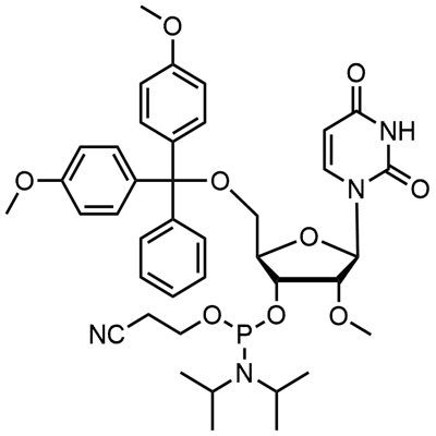 DMT-2'O-Methyl-rU Фосфорамідит