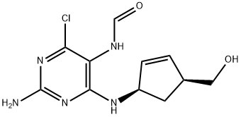 N-[2-аміно-4-хлор-6-[[(1R,4S)-4-(гідроксиметил)-2-циклопентен-1-іл]аміно]-5-піримідиніл]формамід