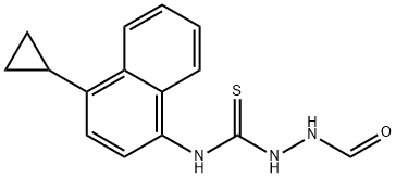 N-(4-циклопропіл-1-нафталеніл)-2-формілгідразинкарботіоамід